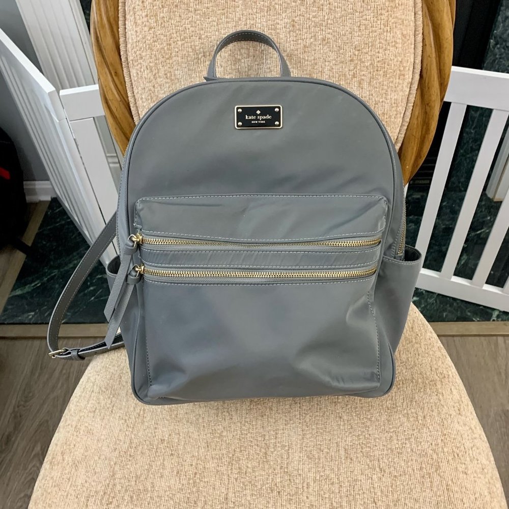 Kate Spade Bags Kate Spade Laptop Backpack Large Grey - Picture 7 of 7